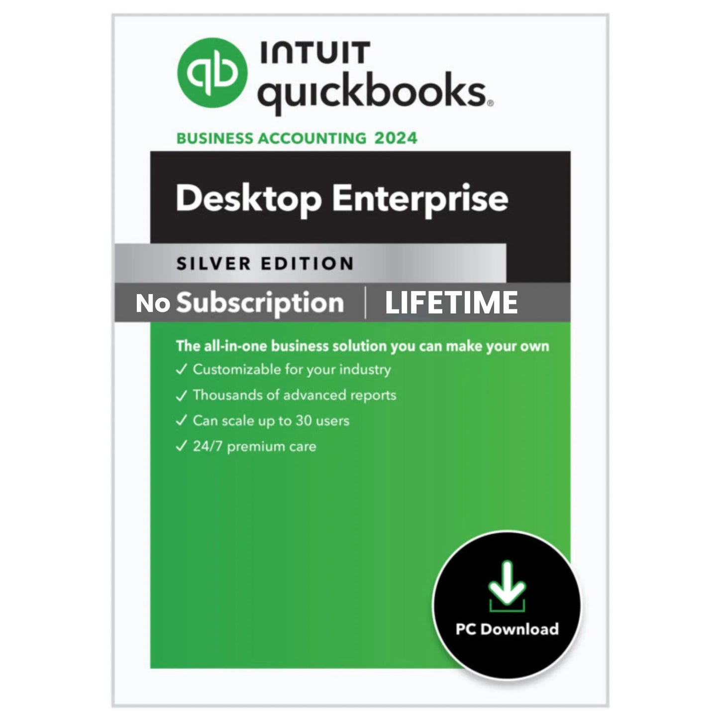 QuickBooks Desktop Enterprise 2024 Permanent License