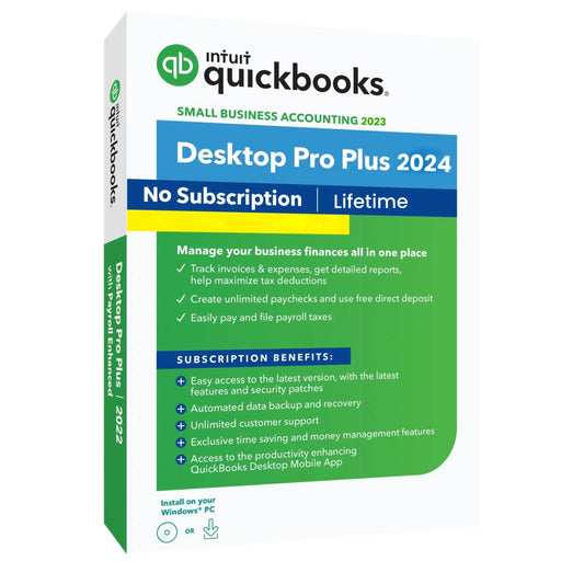 QuickBooks Desktop Pro Plus 2024 Permanent License