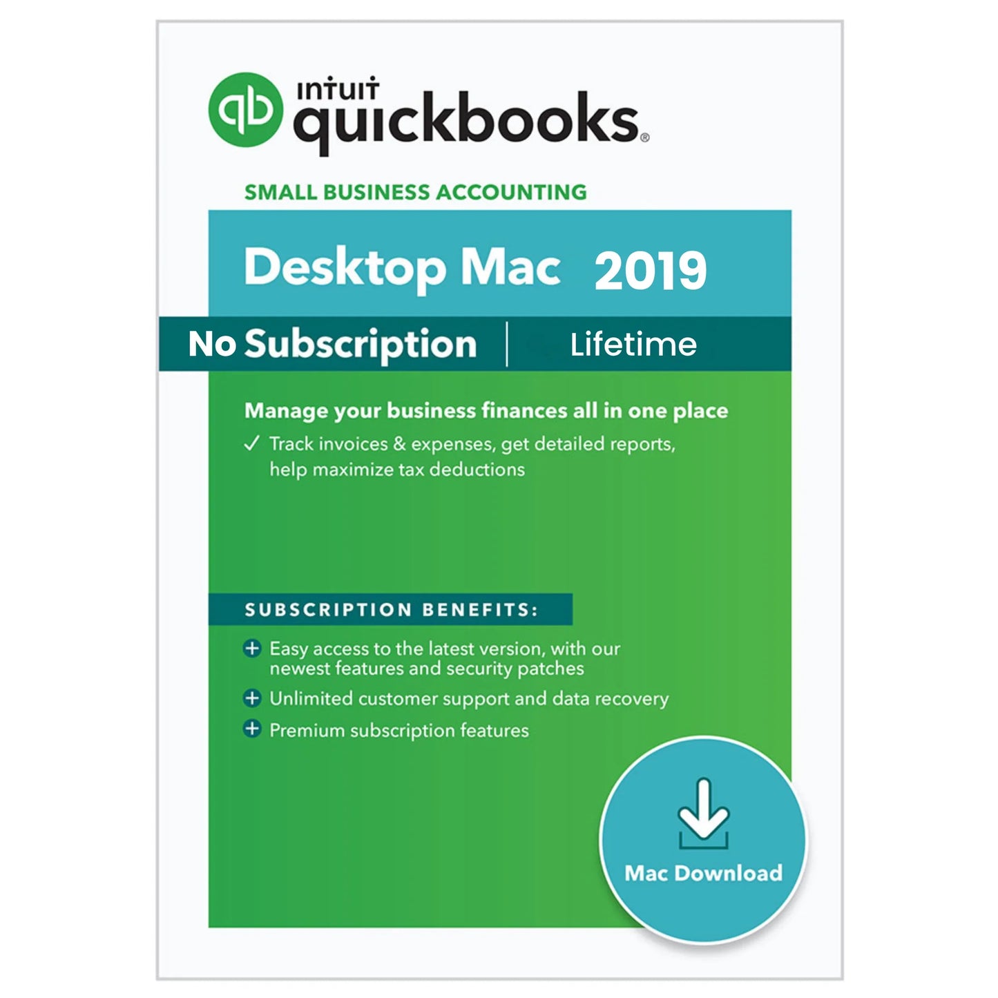 QuickBooks Desktop mac 2019 Permanent License